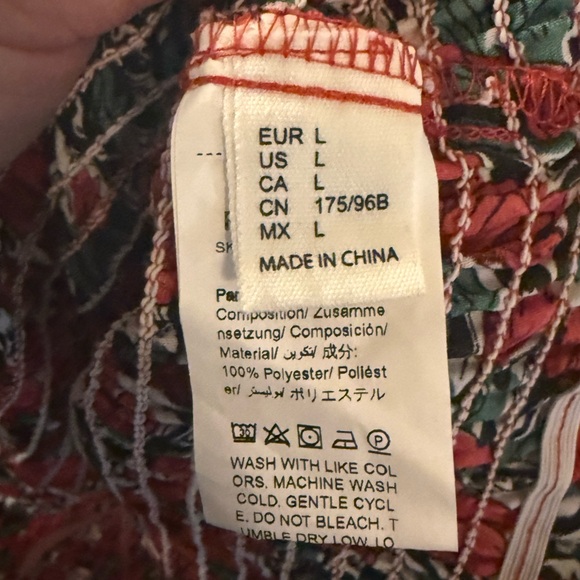 Floral Smocked Two-Piece Maxi Dress Set | Cottagecore Boho Summer Aesthetic | L - Picture 5 of 8